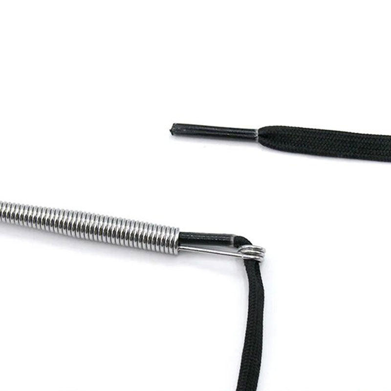Outil multifonction pliable à cordon élastique pour enfiler les fils facilement