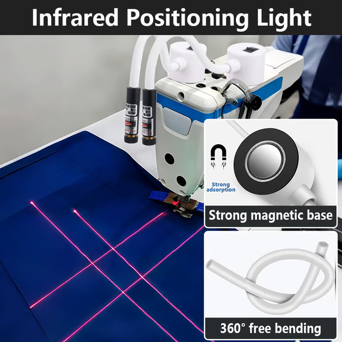 Lampe magnétique de positionnement pour machine à coudre – éclairage précis et 50 % de réduction pendant les soldes