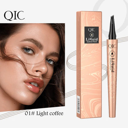 Stylo à Sourcils 3D Microblading – Effet Naturel, 4 Pointes pour une Définition Parfaite