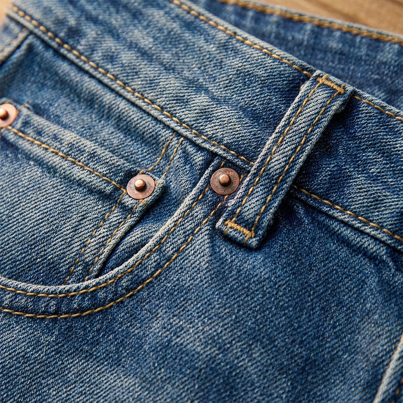 👖✨ 60% de réduction ! Jean Vintage Taille Haute à Jambes Larges pour Femme – Délavage rétro, coupe flatteuse & confort en coton toute la journée