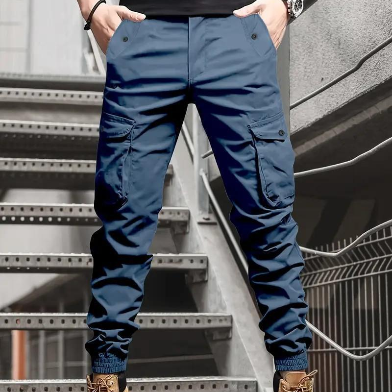 💎 -50% SUR PANTALON CARGO ! 💎 Coupe Fuselée, Multiples Poches & Tissu Résistant pour Homme 👖🏙️