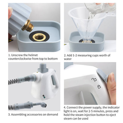 ✨Kit nettoyeur vapeur portable polyvalent pour la maison — nettoyage rapide et efficace