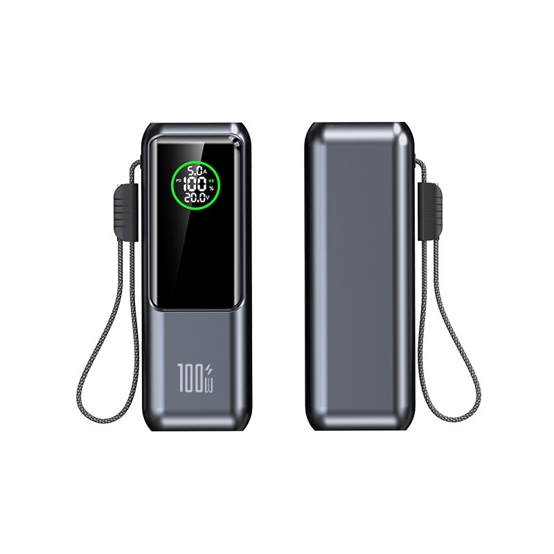📱💥 50% OFF – Chargeur portable + câble intégré (Lightning/Type-C) | Recharge ultra rapide, tient dans une poche, sécurité anti-surcharge 🔐