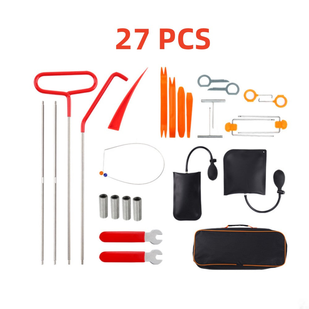 💎 Kit Outils Auto Pro – -50% de réduction : Pince 170 cm, Airbag et Cales anti-rayures pour Urgences