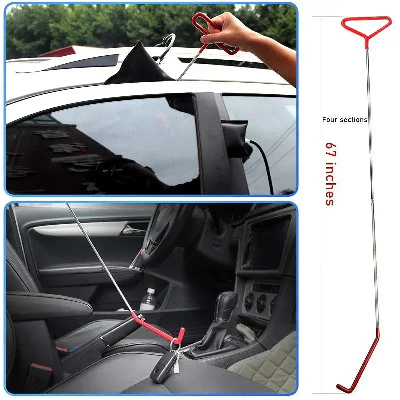 💎 Kit Outils Auto Pro – -50% de réduction : Pince 170 cm, Airbag et Cales anti-rayures pour Urgences