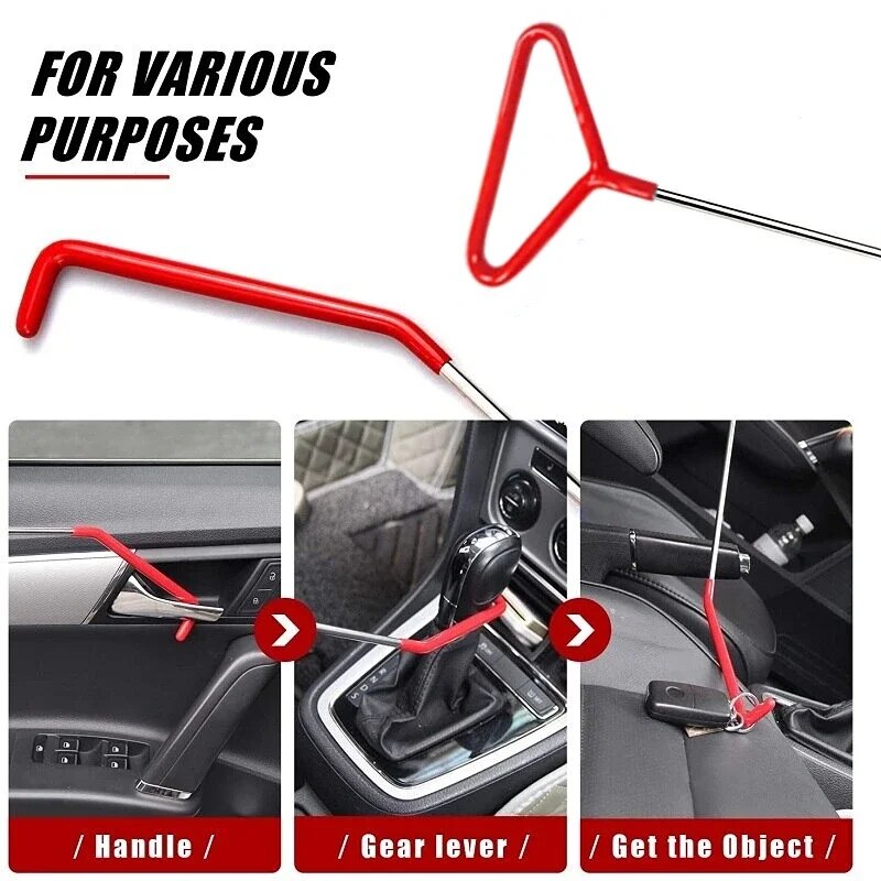 💎 Kit Outils Auto Pro – -50% de réduction : Pince 170 cm, Airbag et Cales anti-rayures pour Urgences