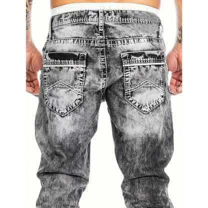 📢📢50 % de réduction !! ⏰Jean en denim extensible créatif à la mode pour hommes, style minimaliste adapté à l'été, style Emo
