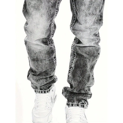 📢📢50 % de réduction !! ⏰Jean en denim extensible créatif à la mode pour hommes, style minimaliste adapté à l'été, style Emo