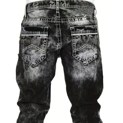 📢📢50 % de réduction !! ⏰Jean en denim extensible créatif à la mode pour hommes, style minimaliste adapté à l'été, style Emo