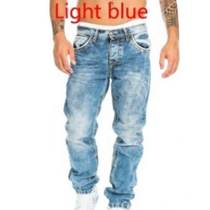 📢📢50 % de réduction !! ⏰Jean en denim extensible créatif à la mode pour hommes, style minimaliste adapté à l'été, style Emo