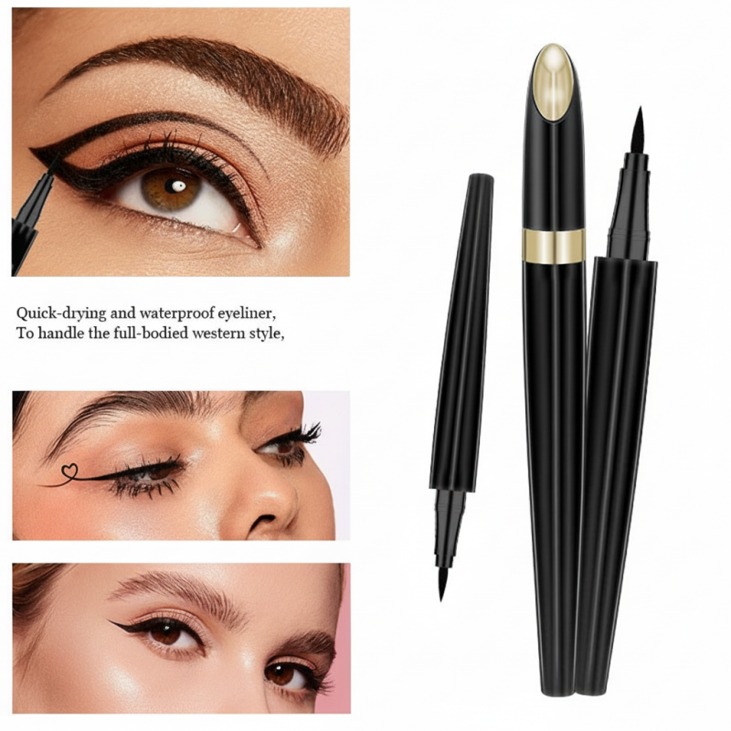 ⚡1 acheté, 1 offert⚡ Crayon eye-liner liquide à longue tenue et anti-bavure — tracé précis et noir profond