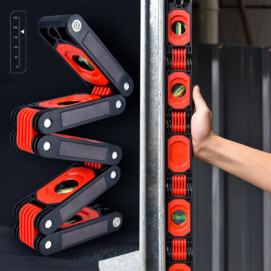 Promo exceptionnelle - 50% de réduction sur la Règle à Niveau à Bulle Pliable Multifonctionnelle – Mesures précises, compacte et idéale pour le bricolage 🛠️