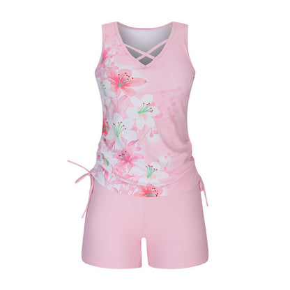 🥳SOLDES D'ÉTÉ🥳💞PLUS DE 50 000 EXEMPLAIRES VENDUS !💥50 % DE RÉDUCTION ! 🔥Maillot de bain deux pièces imprimé pour femme (tankini)
