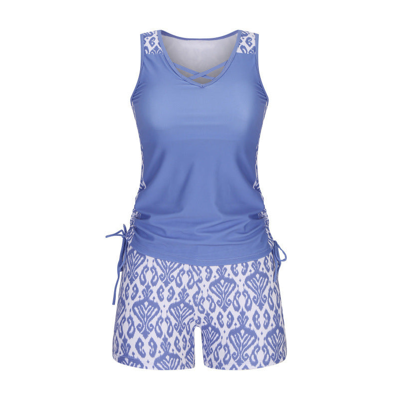🥳SOLDES D'ÉTÉ🥳💞PLUS DE 50 000 EXEMPLAIRES VENDUS !💥50 % DE RÉDUCTION ! 🔥Maillot de bain deux pièces imprimé pour femme (tankini)