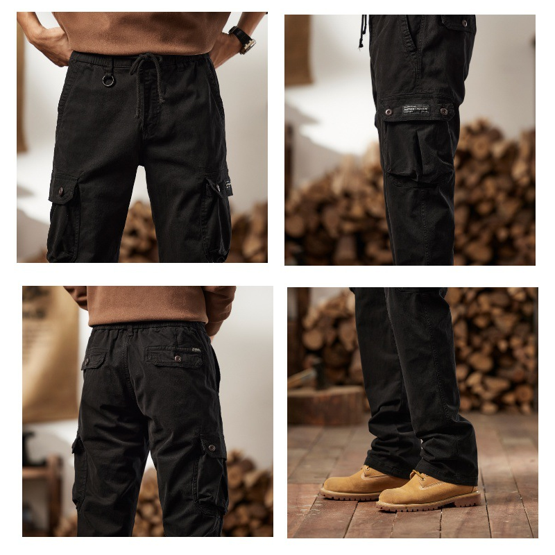 🪖 PROMO LIMITÉE 50% DE RÉDUCTION ! 🏕️ Pantalon Cargo Tactique – Multi-Poches, Tissu Coton Élastique & Coupe Droite ✨ Livraison Gratuite