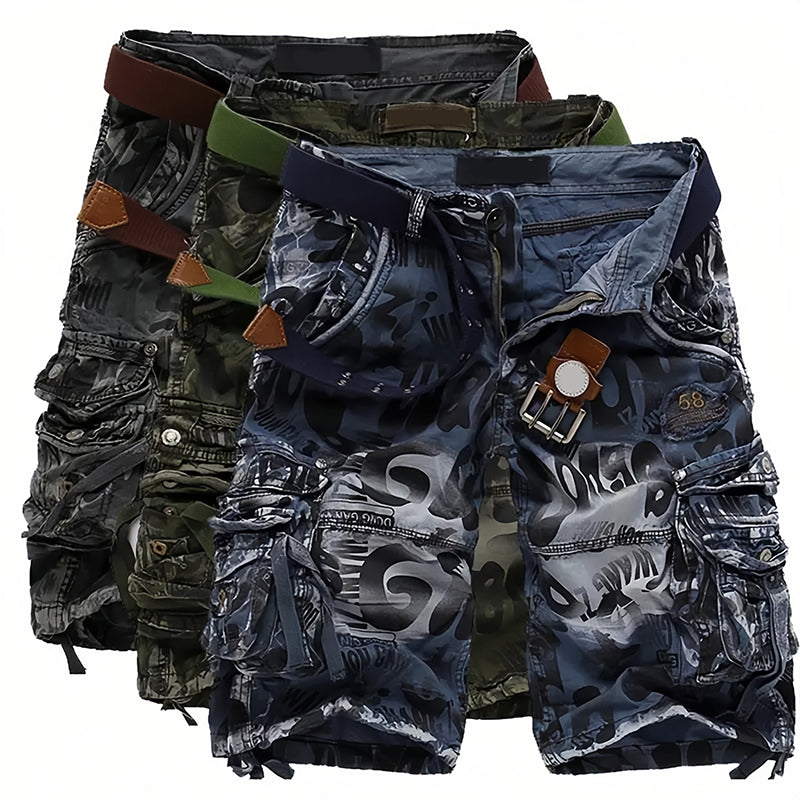 👖PROMO FLASH : -50% !🔥Short Cargo Homme Classique – Tissu Résistant, Multiples Poches & Fermeture Éclair Fluide💪