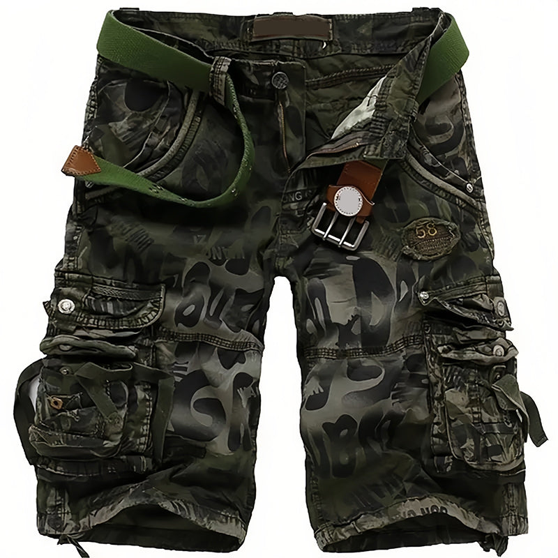 👖PROMO FLASH : -50% !🔥Short Cargo Homme Classique – Tissu Résistant, Multiples Poches & Fermeture Éclair Fluide💪