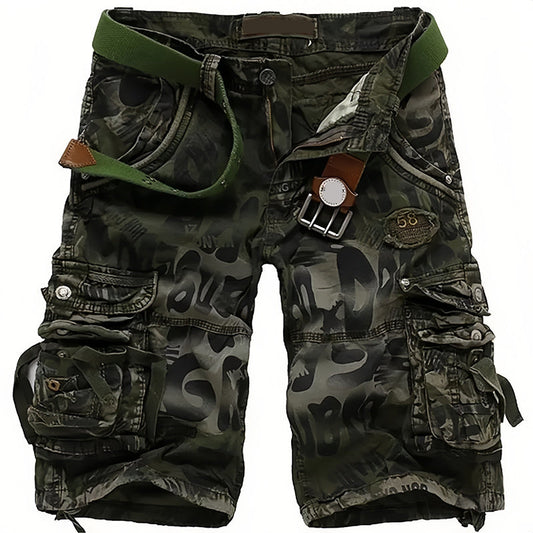 👖PROMO FLASH : -50% !🔥Short Cargo Homme Classique – Tissu Résistant, Multiples Poches & Fermeture Éclair Fluide💪