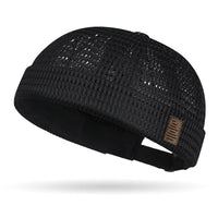 📢⏰🧢 PROMO -55% ! Casquette Légère en Maille Respirante sans Visière – ☀️Style Docker, Réglable 55-60 cm (5 Couleurs)