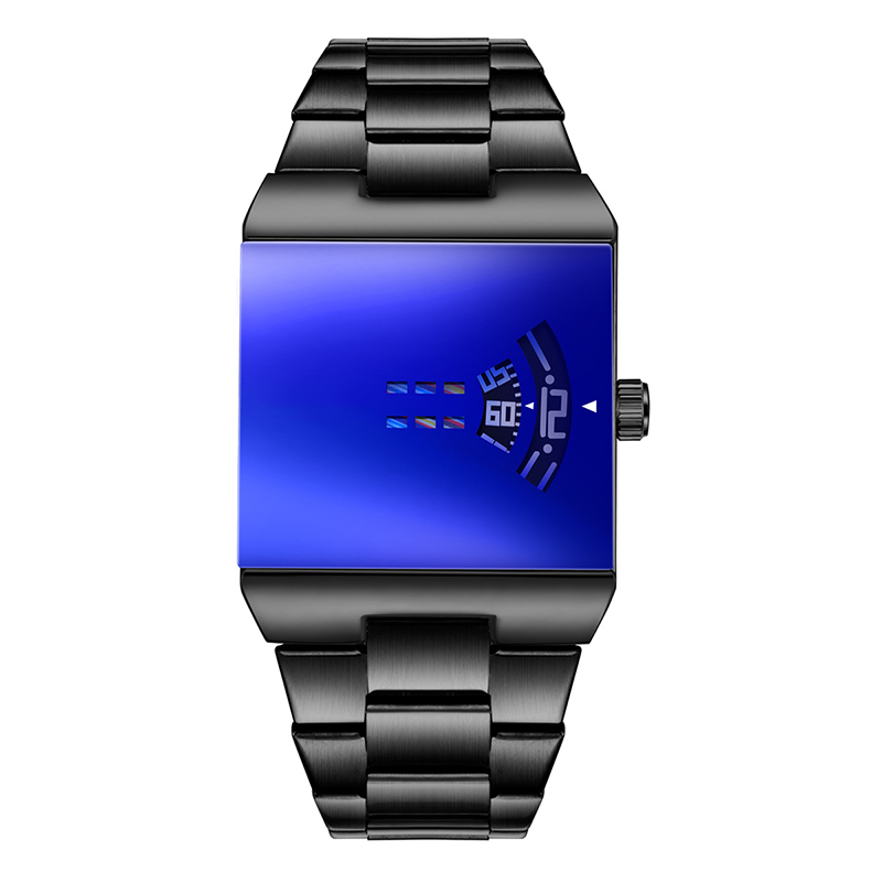 ⌚✨💼 PROMO -50% ! Montre à Quartz pour Homme, Cadran Carré – Style Vintage, Mouvement Précis & Bracelet en Cuir (8 Modèles)