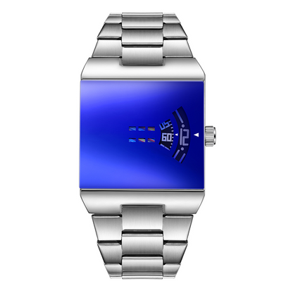⌚✨💼 PROMO -50% ! Montre à Quartz pour Homme, Cadran Carré – Style Vintage, Mouvement Précis & Bracelet en Cuir (8 Modèles)
