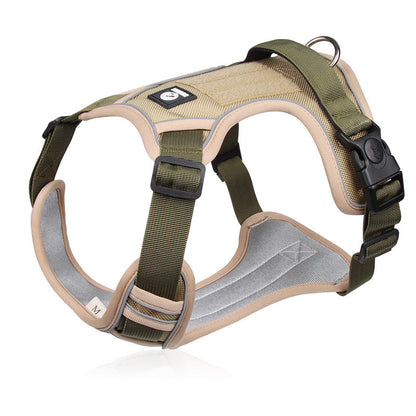 📢📢54 % DE RÉDUCTION !! ⏰Harnais anti-traction pour chien avec laisse et collier à LED