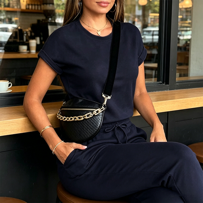 👕 50% DE RÉDUCTION ✨ Survêtement femme – confort, poches, cordon & style décontracté – Idéal pour le quotidien, le sport ou le télétravail – doux et pratique 🔥