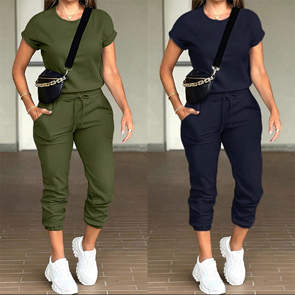 👕 50% DE RÉDUCTION ✨ Survêtement femme – confort, poches, cordon & style décontracté – Idéal pour le quotidien, le sport ou le télétravail – doux et pratique 🔥