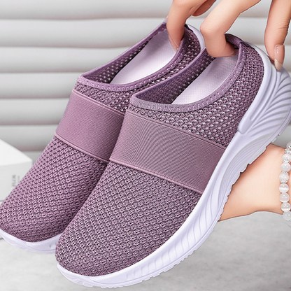🌼 PROMO LIMITÉE 50% ! 👟 Chaussures Slip-on pour Femmes – Antidérapantes, Respirantes & Confort Ultime 🌈