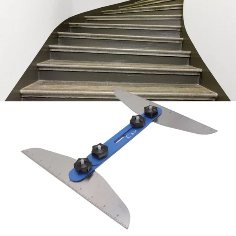 Gabarit de Mesure Professionnel pour Marches d'Escalier