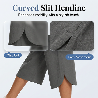 🌼 50 % DE RÉDUCTION EN CE MOMENT ! 🌼 Short en tissu uni à la coupe ample pour femme