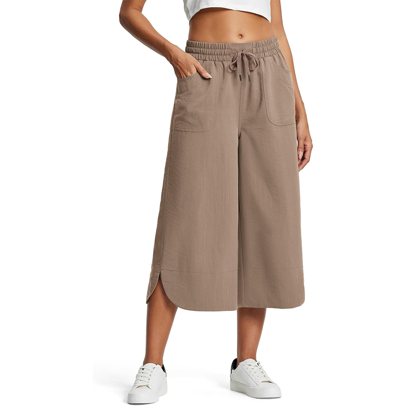 🌼 50 % DE RÉDUCTION EN CE MOMENT ! 🌼 Short en tissu uni à la coupe ample pour femme