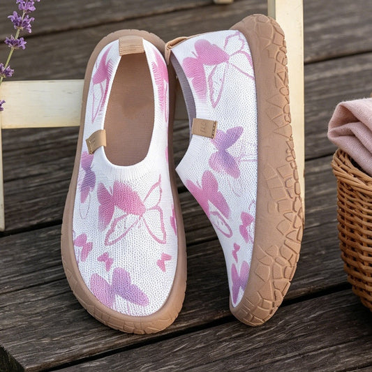 👟✨ PROMO FLASH 50% ! Mocassins Confort Femme Fly-Knit – Semelle Épaisse Antidérapante, Léger & Respirant, Style Papillon Décontracté 👣