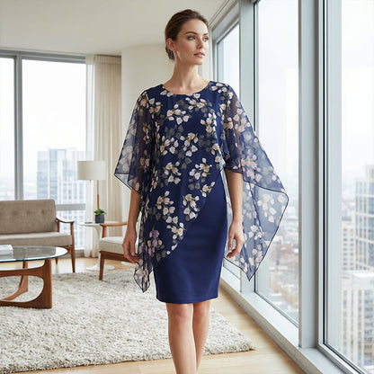 👗 50% DE RÉDUCTION POUR UNE DURÉE LIMITÉE ! ✨ Ensemble robe et boléro fleuri – Élégant et féminin ✨