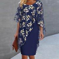 👗 50% DE RÉDUCTION POUR UNE DURÉE LIMITÉE ! ✨ Ensemble robe et boléro fleuri – Élégant et féminin ✨