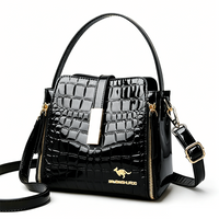👜 PROMO LIMITÉE 61% DE RÉDUCTION ! ✨ Sac à Main Croco Brillant – Élégant, Structure, Polyvalent 💎