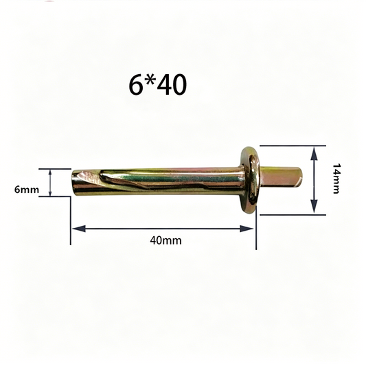 Promo éclair 50% : Ensemble de 60 ancres à marteau professionnelles – Acier galvanisé à haute résistance pour béton et brique, fixation rapide et sécurisée 🧱⚒️