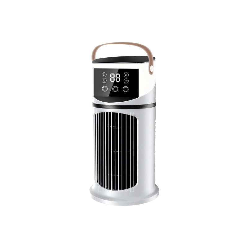 📢 -50% MAINTENANT !  Ventilateur Turbo Portable ⚡ 9 Vitesses 🌬️ Silencieux & Léger 💧 USB 🔌 Blanc