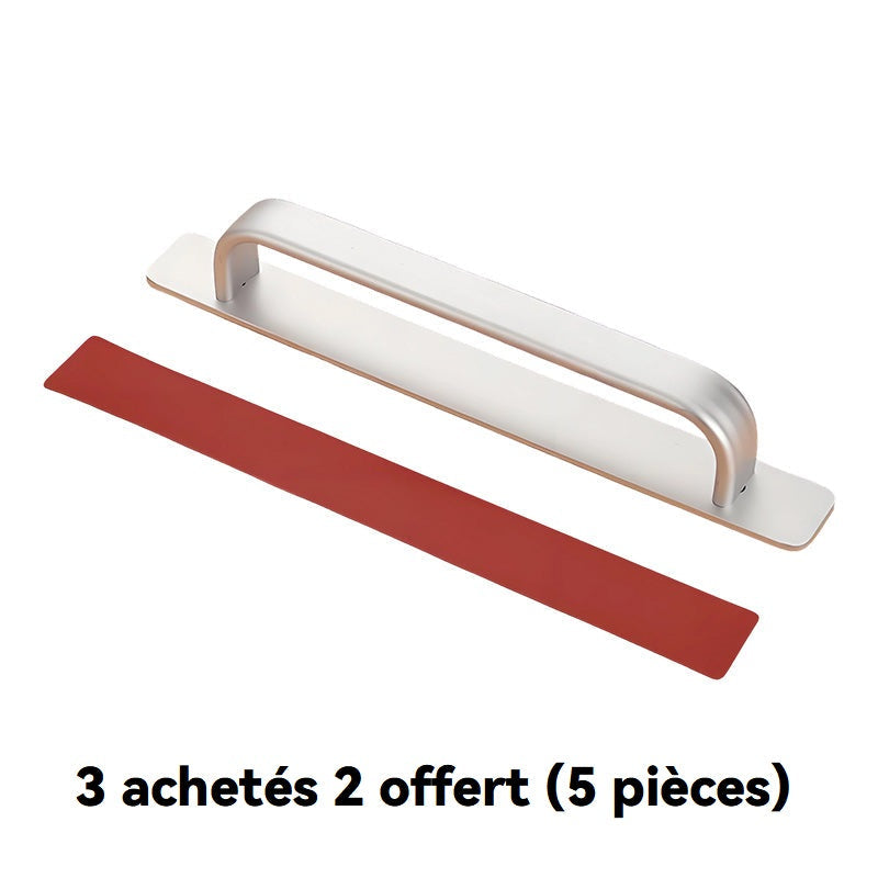 Poignée de porte en alliage d’aluminium - design moderne, robuste et légère